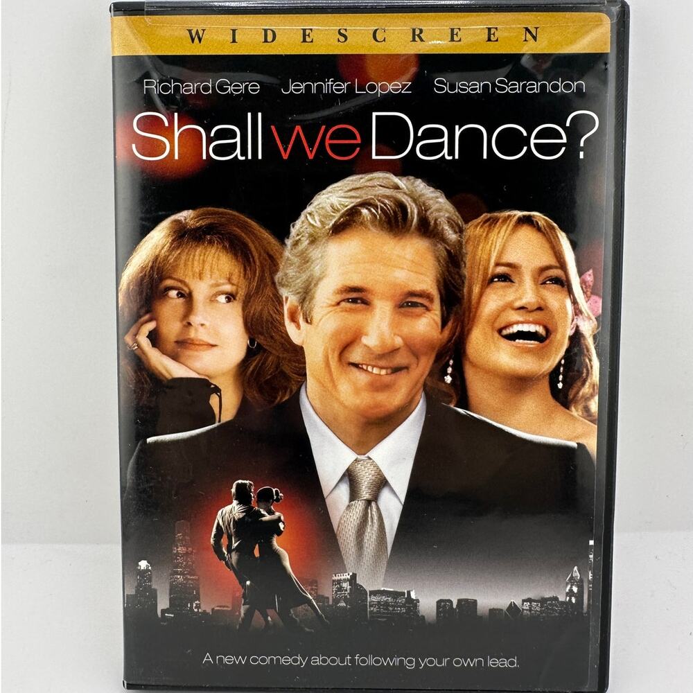 Shall We Dance DVD 2004 Widescreen Richard Gere Jennifer Lopez Susan Sarandon
